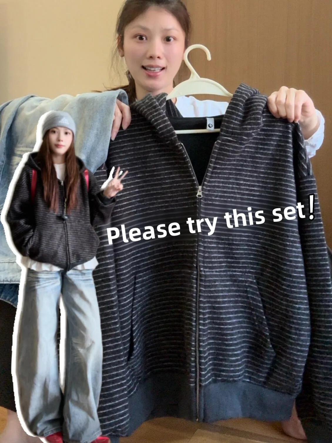 Корейская толстовка в полоску в стиле Color Block для женщин, свободный повседневный универсальный кардиган, верхняя одежда для пар, осенний сезон
Корейская толстовка в полоску в стиле Color Block для женщин, свободный повседневный универсальный кардиган, верхняя одежда для пар, осенний сезон