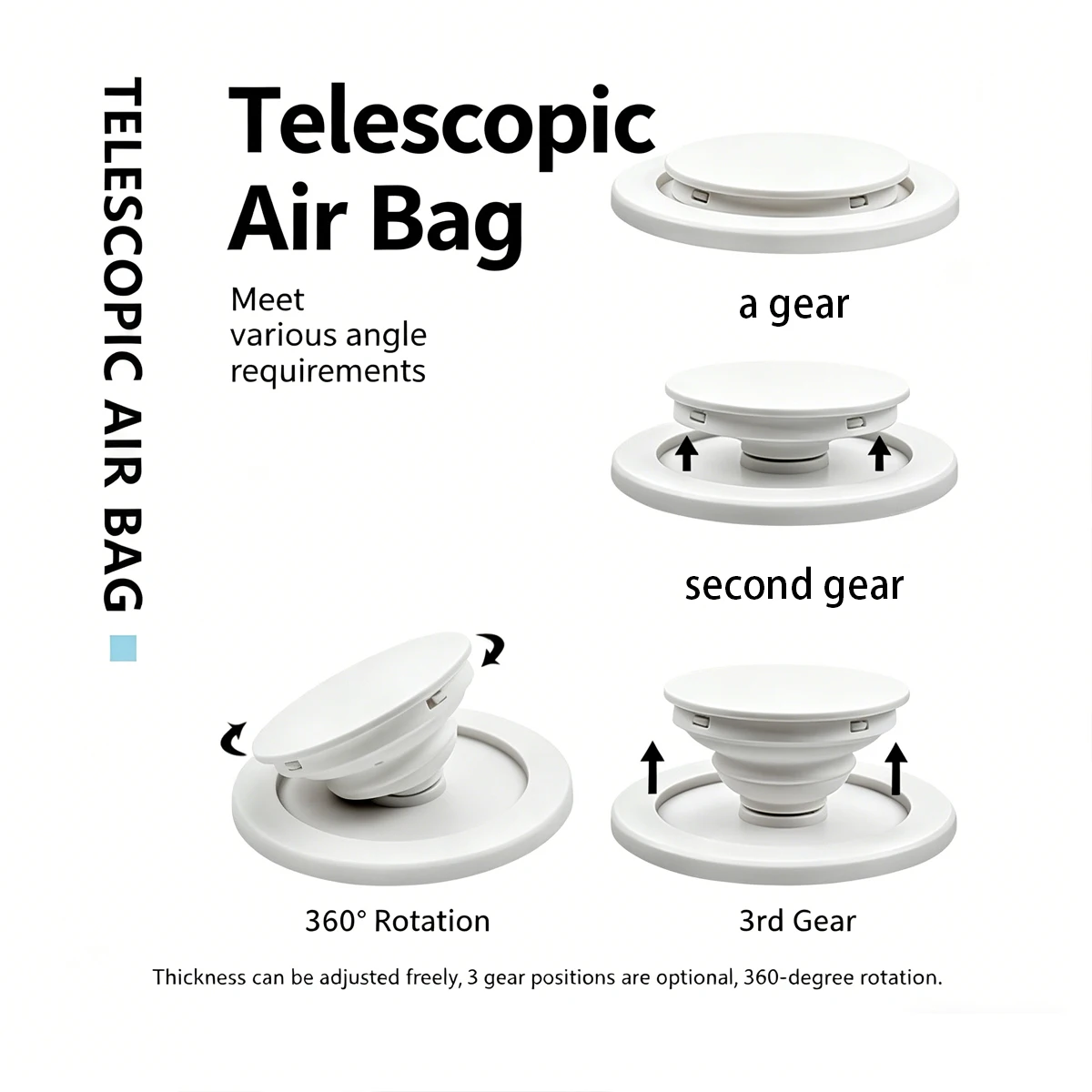 Ultra-Thin Portable MagSafe Strong Magnetic Absorption Airbag Phone Stand Lazy Retractable Transparent Airbag Mobile Phone Stand
Ultra-Thin Portable MagSafe Strong Magnetic Absorption Airbag Phone Stand Lazy Retractable Transparent Airbag Mobile Phone Stand