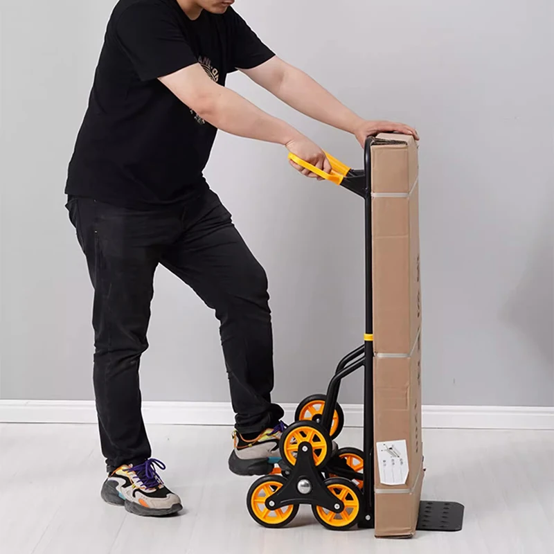Stair Climber Hand Truck and Dolly, 300KG Capacity Heavy-Duty Trolley Cart with Telescoping Handle and Rubber Wheels
Stair Climber Hand Truck and Dolly, 300KG Capacity Heavy-Duty Trolley Cart with Telescoping Handle and Rubber Wheels