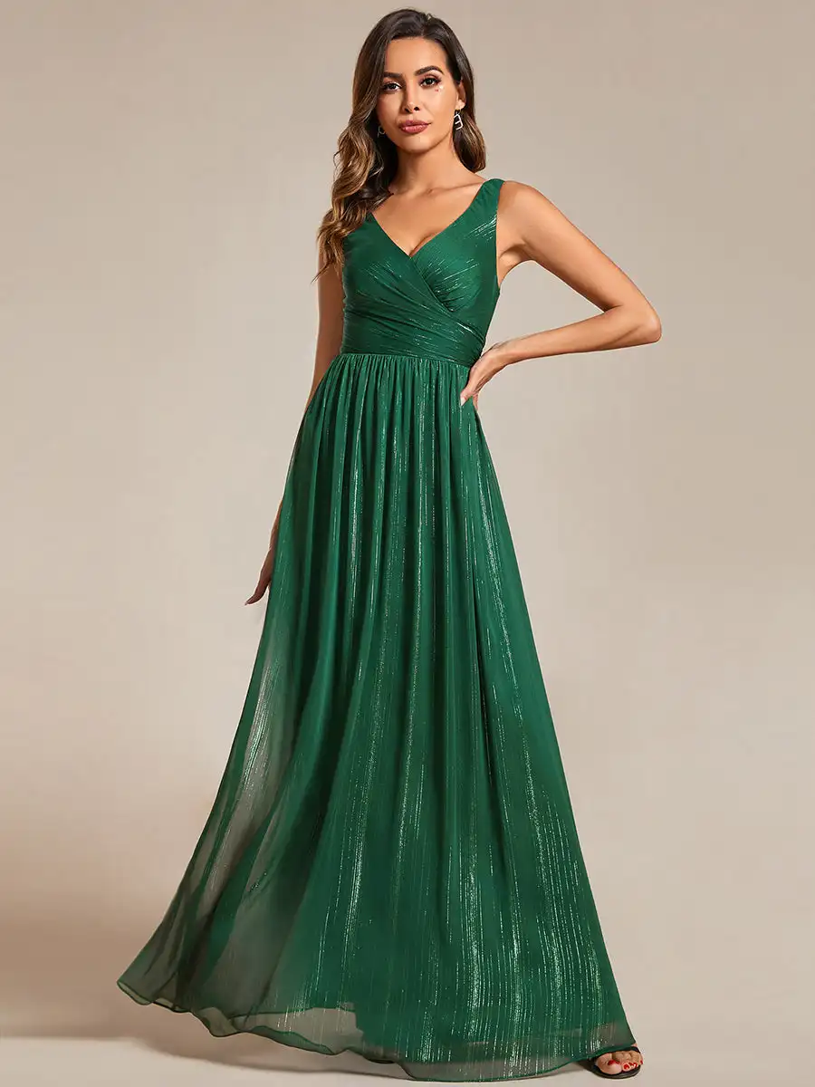 Elegant Evening Dresses Floor Length V-Neck Sleeveless Glitter 2024 Ever pretty of Sequin A-line Dark Green Bridesmaid Dress
Elegant Evening Dresses Floor Length V-Neck Sleeveless Glitter 2024 Ever pretty of Sequin A-line Dark Green Bridesmaid Dress