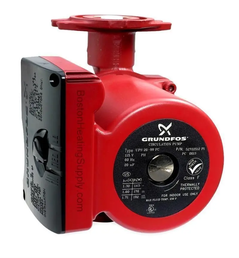 34 GPM 3-speed circulation pump with outdoor furnace, hot water heater, solar
34 GPM 3-speed circulation pump with outdoor furnace, hot water heater, solar