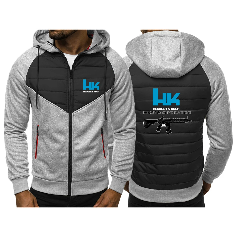 2025 High Street Fashion Jacket Spring And Autumn Leisure Coat Man's Graphic in Heckler Koch HK416 Logo Print Zipper Hoodies
2025 High Street Fashion Jacket Spring And Autumn Leisure Coat Man's Graphic in Heckler Koch HK416 Logo Print Zipper Hoodies