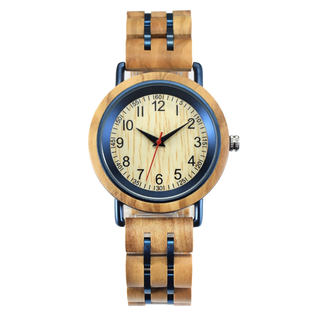 New Stylish Minimalist Steel-wood Ladies Quartz Watch Fashionable Timepiece Elegant Design
New Stylish Minimalist Steel-wood Ladies Quartz Watch Fashionable Timepiece Elegant Design