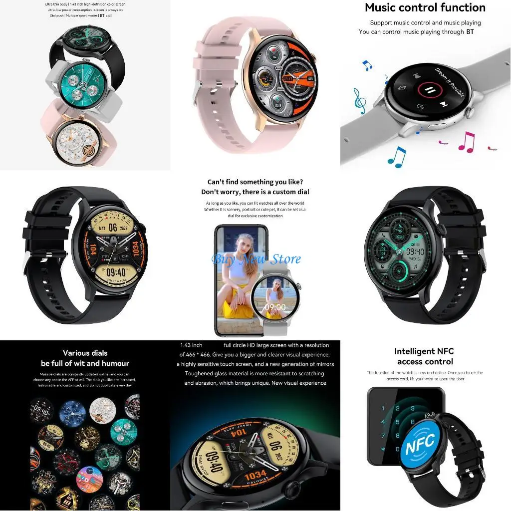 20CE Watch 1.43" Smartwatch for Men Women IP68 Waterproof,Fitness Activity Trackers,Heart Rate Sleep Monitor Pedometer
20CE Watch 1.43" Smartwatch for Men Women IP68 Waterproof,Fitness Activity Trackers,Heart Rate Sleep Monitor Pedometer