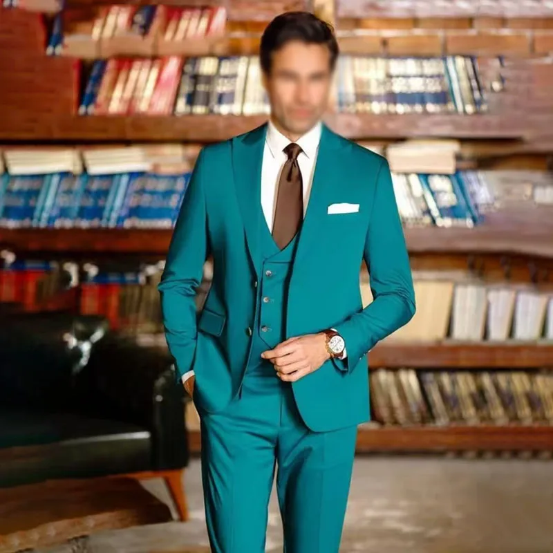 Formal Mint Green Single Button Shawl Collar Men Suit 3PCS Jacket Vest Outfits Casual Party Prom Wedding Set for Wedding Groom
Formal Mint Green Single Button Shawl Collar Men Suit 3PCS Jacket Vest Outfits Casual Party Prom Wedding Set for Wedding Groom
