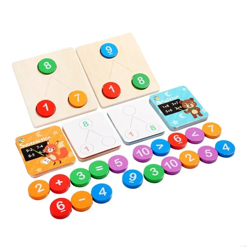 54DA Friendly Math Learning Tools Wooden Numerical Puzzle For Kindergarten Skill Building
54DA Friendly Math Learning Tools Wooden Numerical Puzzle For Kindergarten Skill Building