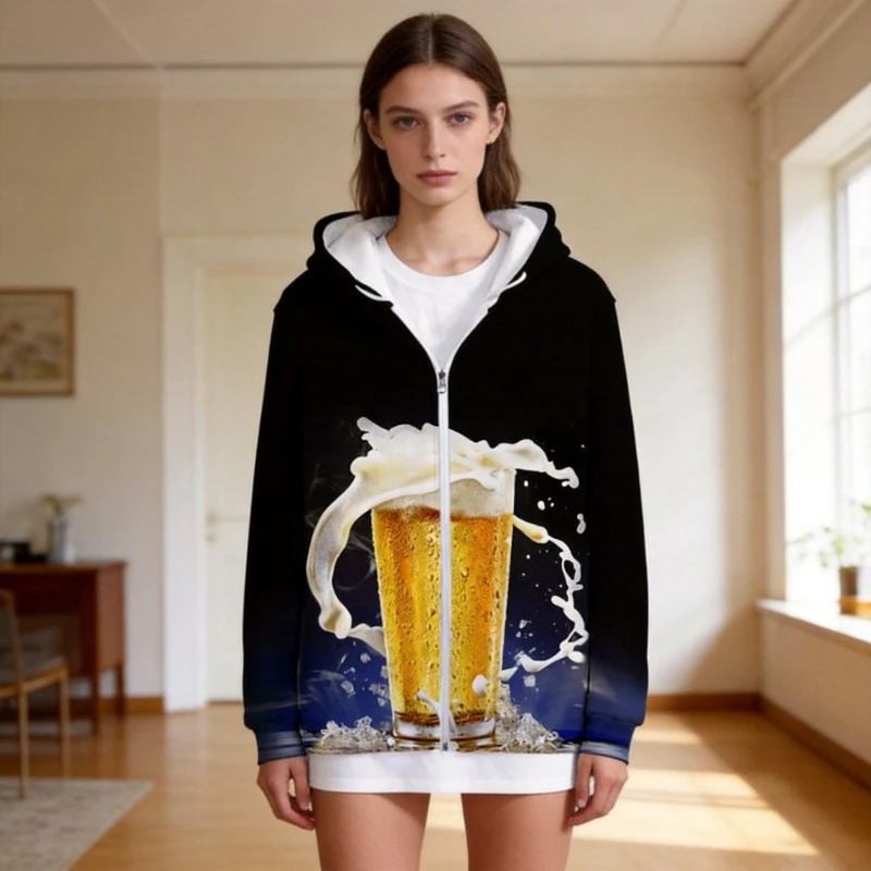 Худи на молнии с 3D-принтом пива, оверсайз, для женщин/мужчин, уличная одежда, хип-хоп, куртка на молнии с капюшоном, верхняя одежда, забавная одежда
Худи на молнии с 3D-принтом пива, оверсайз, для женщин/мужчин, уличная одежда, хип-хоп, куртка на молнии с капюшоном, верхняя одежда, забавная одежда