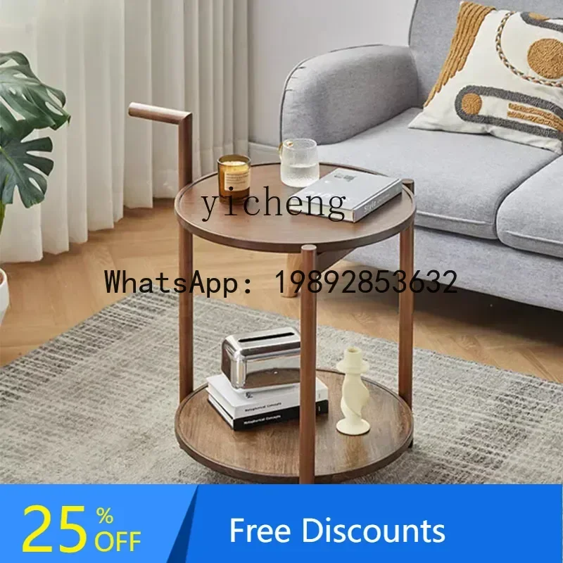 solid wood mobile table coffee table round cart simple living room sofa with wheel tea table storage
solid wood mobile table coffee table round cart simple living room sofa with wheel tea table storage