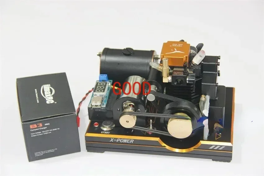 Mini generador de cc metanol gasolina cuatro tiempos, cargador teléfono móvil USB, pantalla digital, 12V
Mini generador de cc metanol gasolina cuatro tiempos, cargador teléfono móvil USB, pantalla digital, 12V