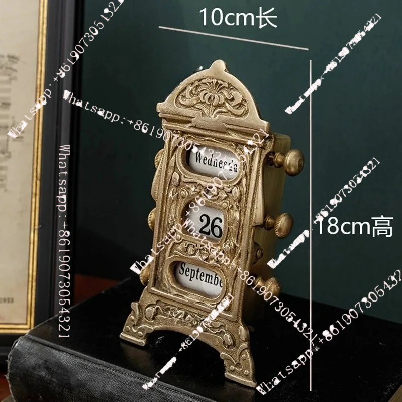 Ретро-календарь настольный из латуни, ручной работы, высококачественный, мягкий декоративный элемент, вечный календарь, подарок
Ретро-календарь настольный из латуни, ручной работы, высококачественный, мягкий декоративный элемент, вечный календарь, подарок