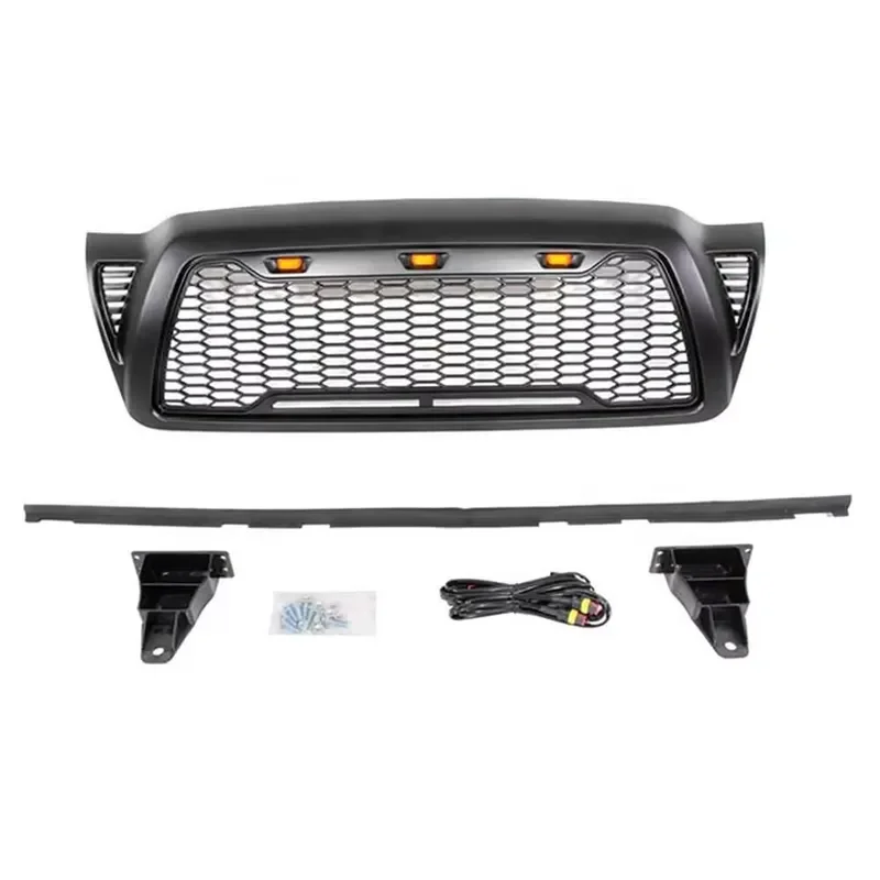Glossy Sleek SUV Exterior Front Mesh Grille for HILUX GR Revo FJ Cruiser Jeep Wrangler JK
Glossy Sleek SUV Exterior Front Mesh Grille for HILUX GR Revo FJ Cruiser Jeep Wrangler JK