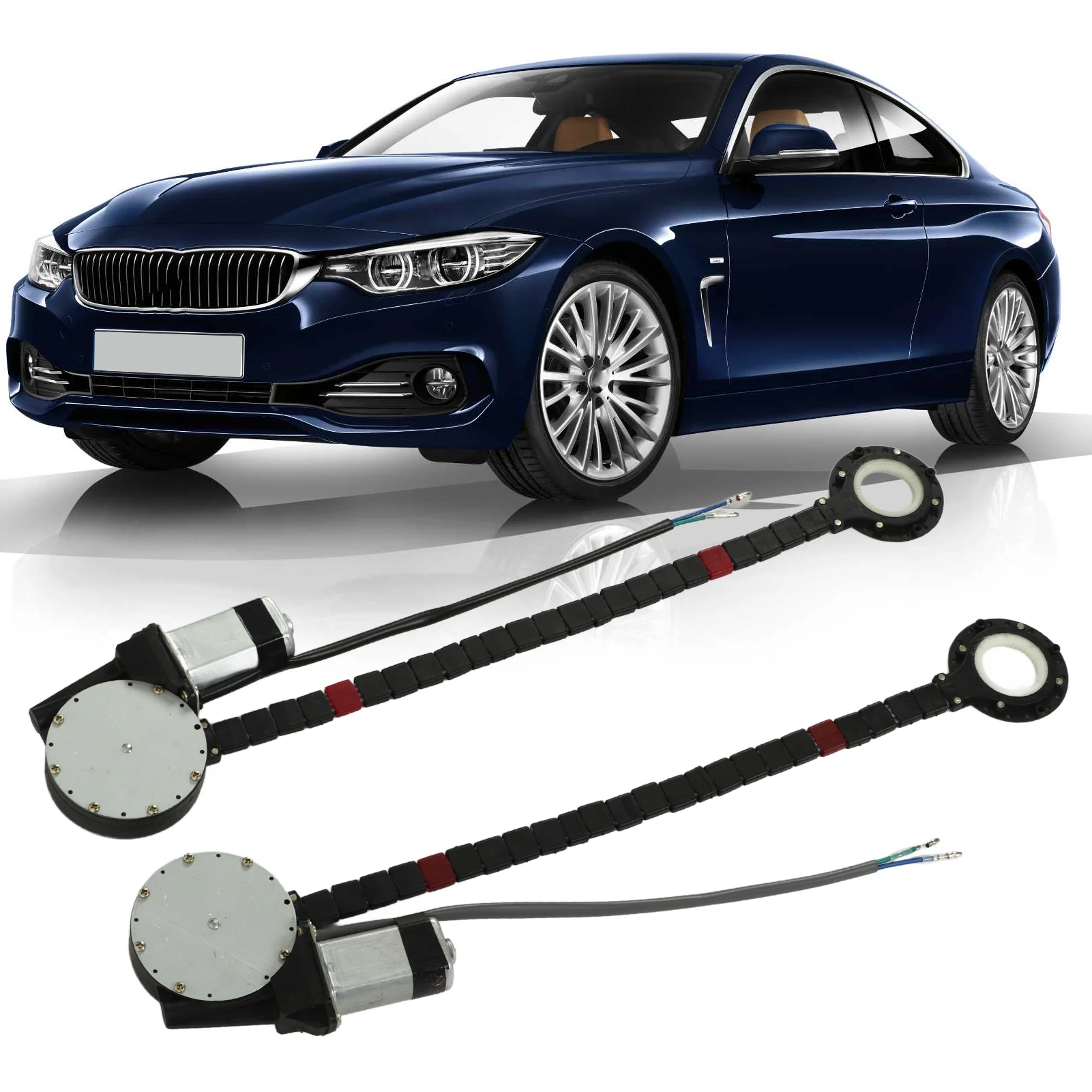 Power Window Conversion Kit Strong Power Loop Snap Spring Power Harness Window Lift Regulator Kit for SUVs