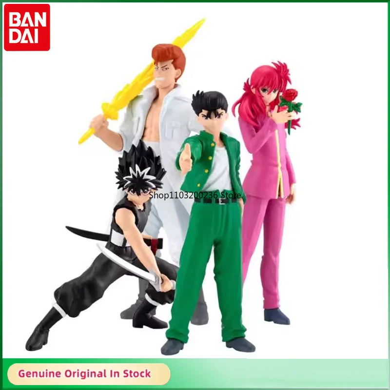 BANDAI Original HG YuYu Hakusho Yuusuke Urameshi Kurama Hiei Kuwabara 4pcs Anime Action Figure Model Desktop Ornaments
BANDAI Original HG YuYu Hakusho Yuusuke Urameshi Kurama Hiei Kuwabara 4pcs Anime Action Figure Model Desktop Ornaments