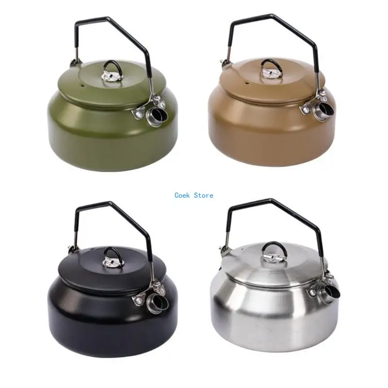 11UE 1L Stainless Steel Kettle Camping Stovetop Teapot with Folding Handle Outdoor Water Jugs Bottle Hiking Kitchen Tableware
11UE 1L Stainless Steel Kettle Camping Stovetop Teapot with Folding Handle Outdoor Water Jugs Bottle Hiking Kitchen Tableware