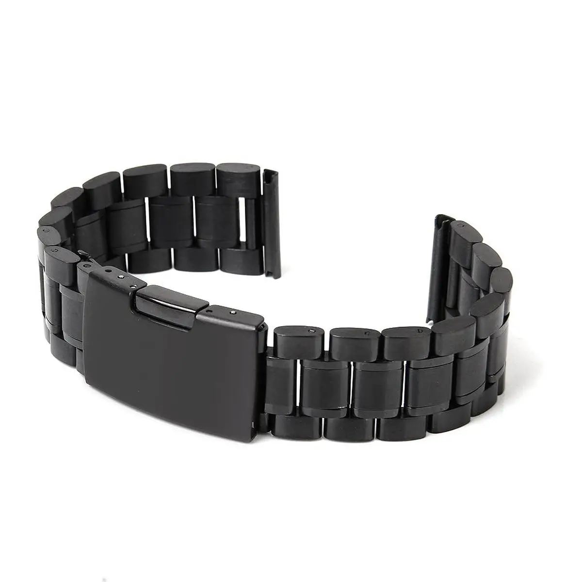 18mm Stainless Steel Solid Links Bracelet Watch Band Strap Straight End with 2pcs Watch Spring Bars (Black)
18mm Stainless Steel Solid Links Bracelet Watch Band Strap Straight End with 2pcs Watch Spring Bars (Black)