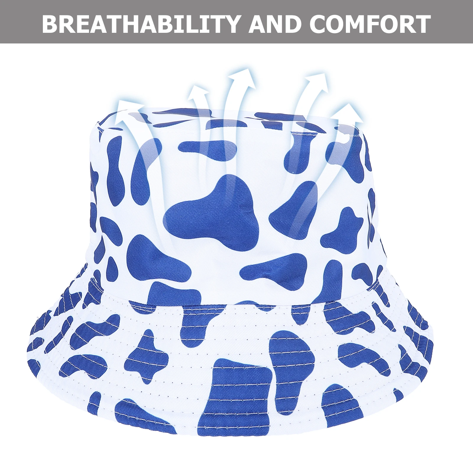 Wide Brim Bucket Beach Fisherman Caps Lightweight Non-Slip Outdoor Cotton Jersey Hat Milk Cow Pattern
Wide Brim Bucket Beach Fisherman Caps Lightweight Non-Slip Outdoor Cotton Jersey Hat Milk Cow Pattern