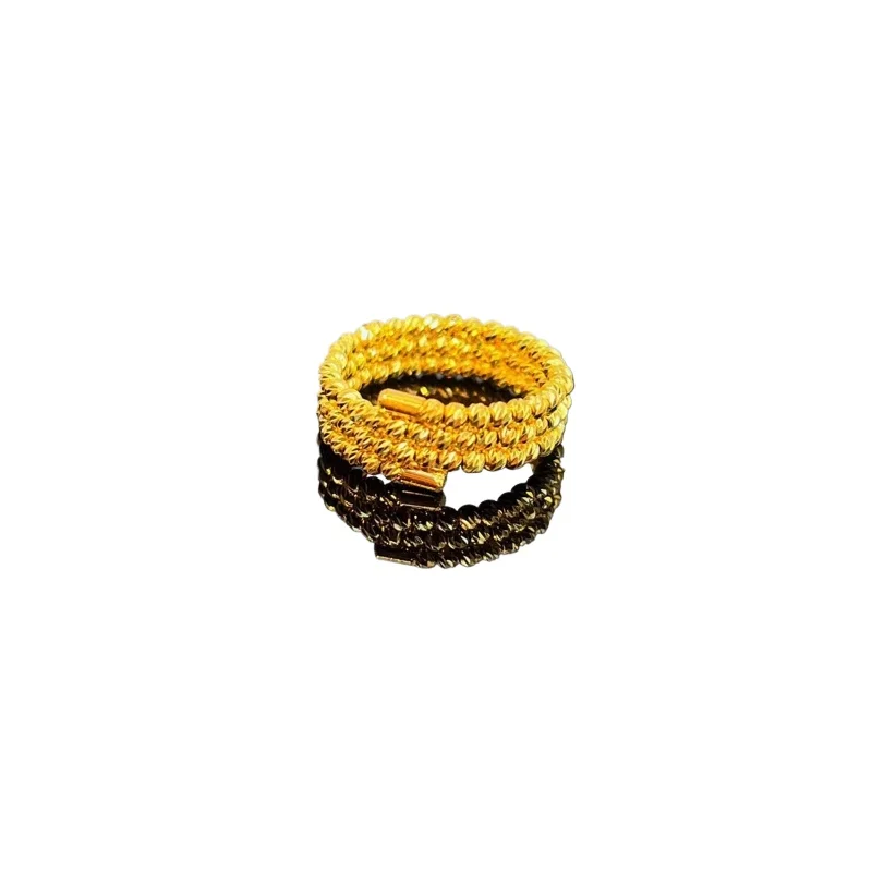 Imitation gold three-ring ring women's light luxury niche adjustable ring exquisite girlfriend
Imitation gold three-ring ring women's light luxury niche adjustable ring exquisite girlfriend