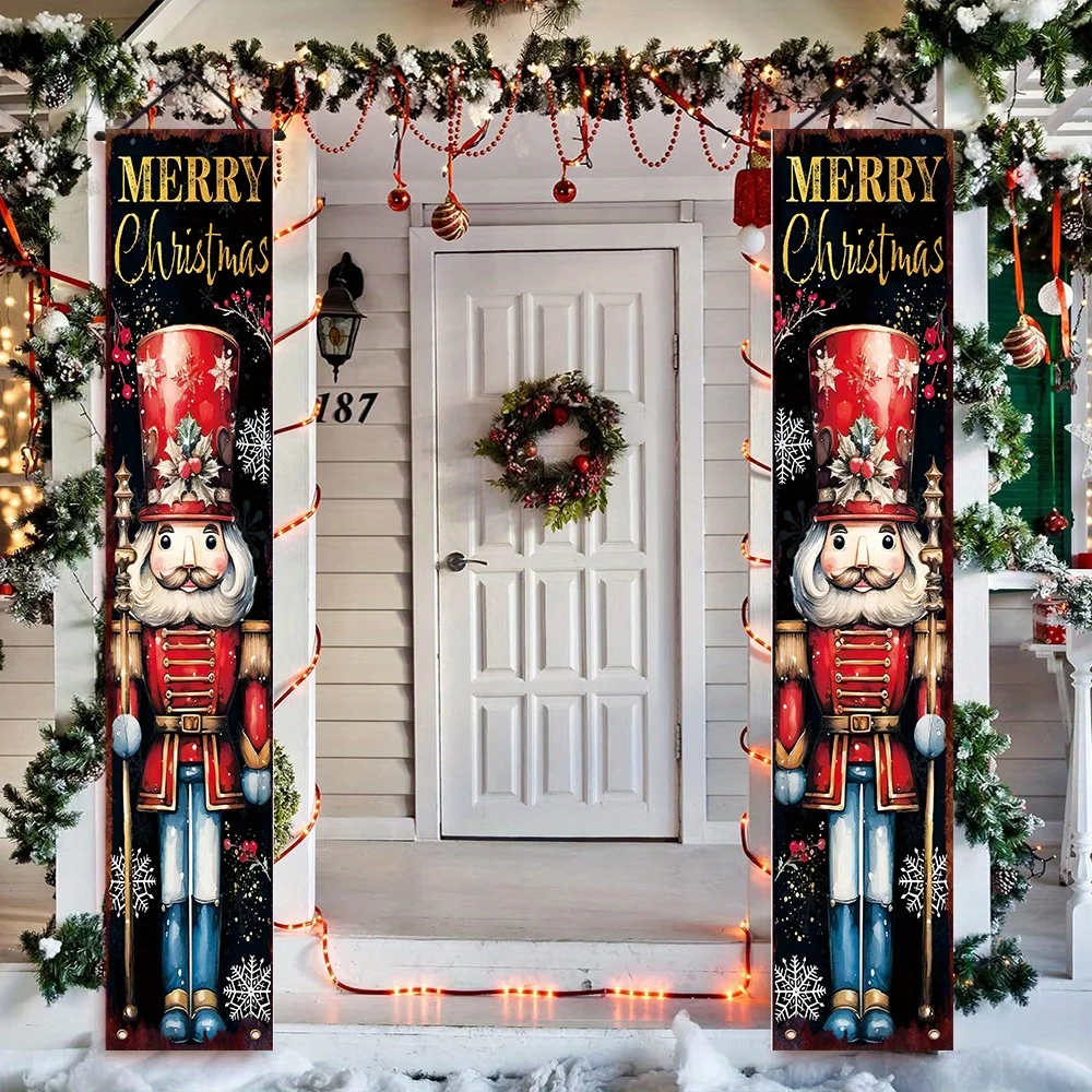 New Year's Party Soldiers Porch Atmosphere Decoration Door Curtains Flag Hangers Christmas Nutcraker King Series Couplets
New Year's Party Soldiers Porch Atmosphere Decoration Door Curtains Flag Hangers Christmas Nutcraker King Series Couplets