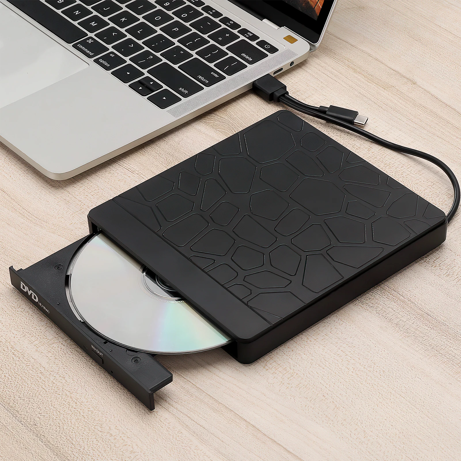 Multifunctional Optical Drive External DVD CD Burner Dual Type C Interface Portable Disc Reader for Laptop Computer
Multifunctional Optical Drive External DVD CD Burner Dual Type C Interface Portable Disc Reader for Laptop Computer