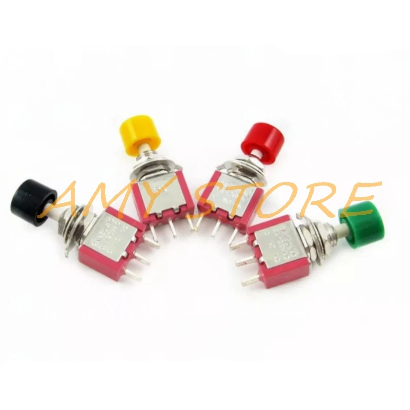 5Pcs Red Green Black Yellow 3Pin 6Pin Com NO NC 6mm Mini Momentary Push Button Switch Toggle Switches DS-612/622 PS-102 MTS-102M
5Pcs Red Green Black Yellow 3Pin 6Pin Com NO NC 6mm Mini Momentary Push Button Switch Toggle Switches DS-612/622 PS-102 MTS-102M