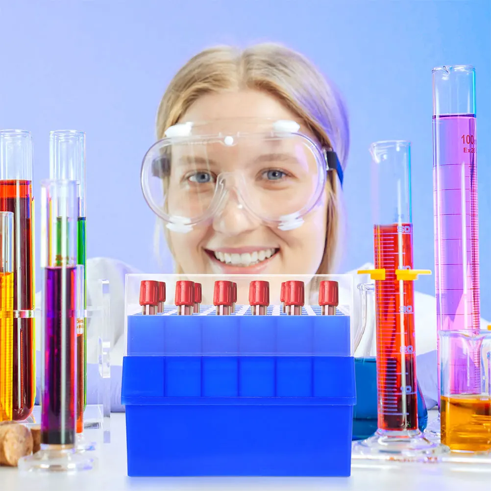 2 Pcs Freezer Box Test Tubes Storage Sample with Lids Holder Sampling for Chemistry
2 Pcs Freezer Box Test Tubes Storage Sample with Lids Holder Sampling for Chemistry