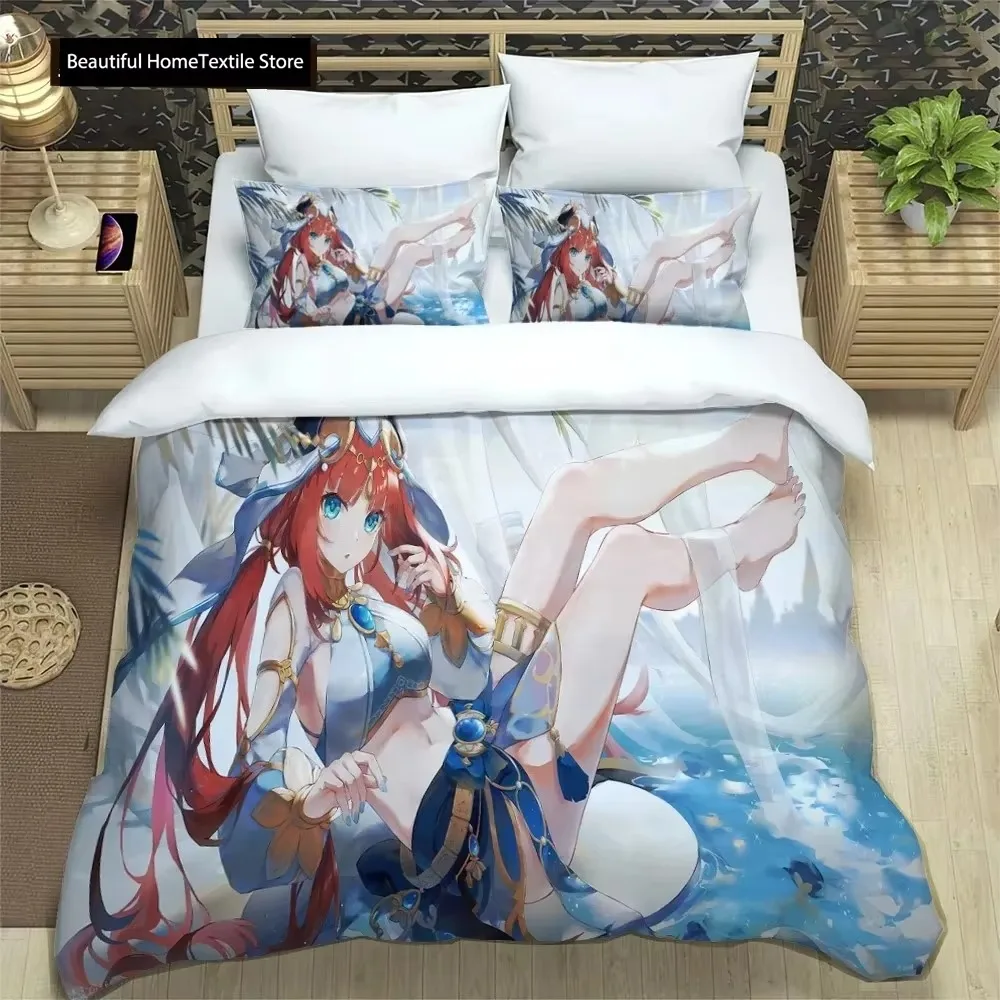 Anime Genshin Impact Bedding Set Boys Girls Twin Queen Size Duvet Cover Pillowcase Bed Kids Adult Fashion Home Textileextile
Anime Genshin Impact Bedding Set Boys Girls Twin Queen Size Duvet Cover Pillowcase Bed Kids Adult Fashion Home Textileextile