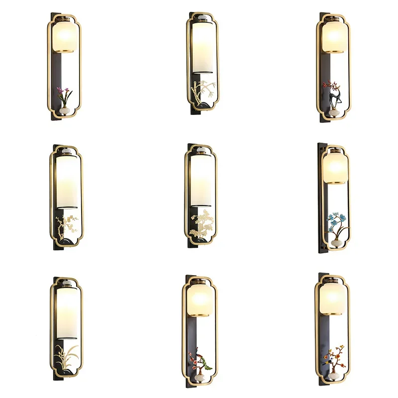 Modern new Chinese wall lamp solid wood Zen living room TV background wall
Modern new Chinese wall lamp solid wood Zen living room TV background wall