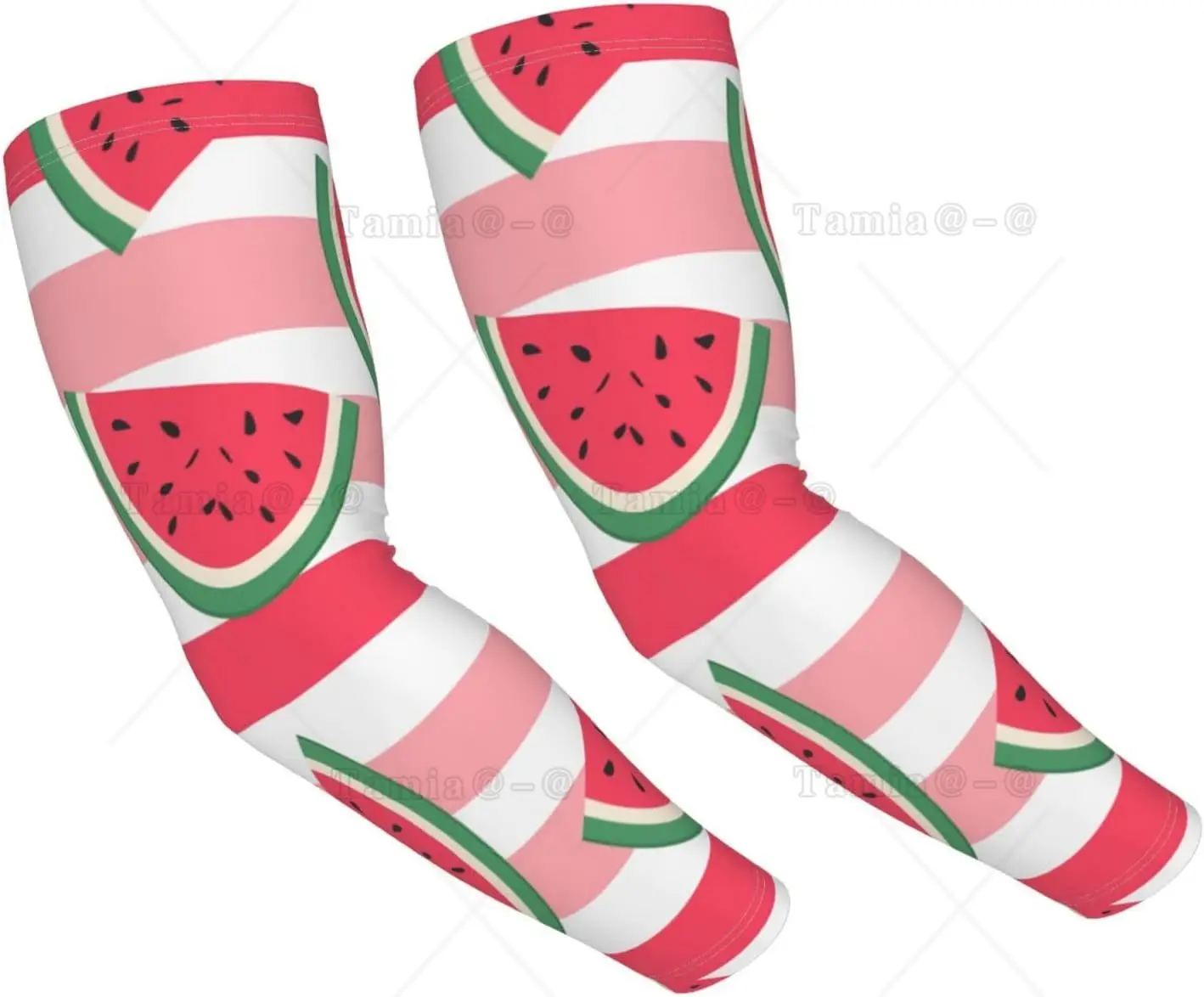 Gardening Sleeves Pink Striped Watermelon Arm Sleeves for Men Women Breathable to Cover Arms Sun Protection
Gardening Sleeves Pink Striped Watermelon Arm Sleeves for Men Women Breathable to Cover Arms Sun Protection