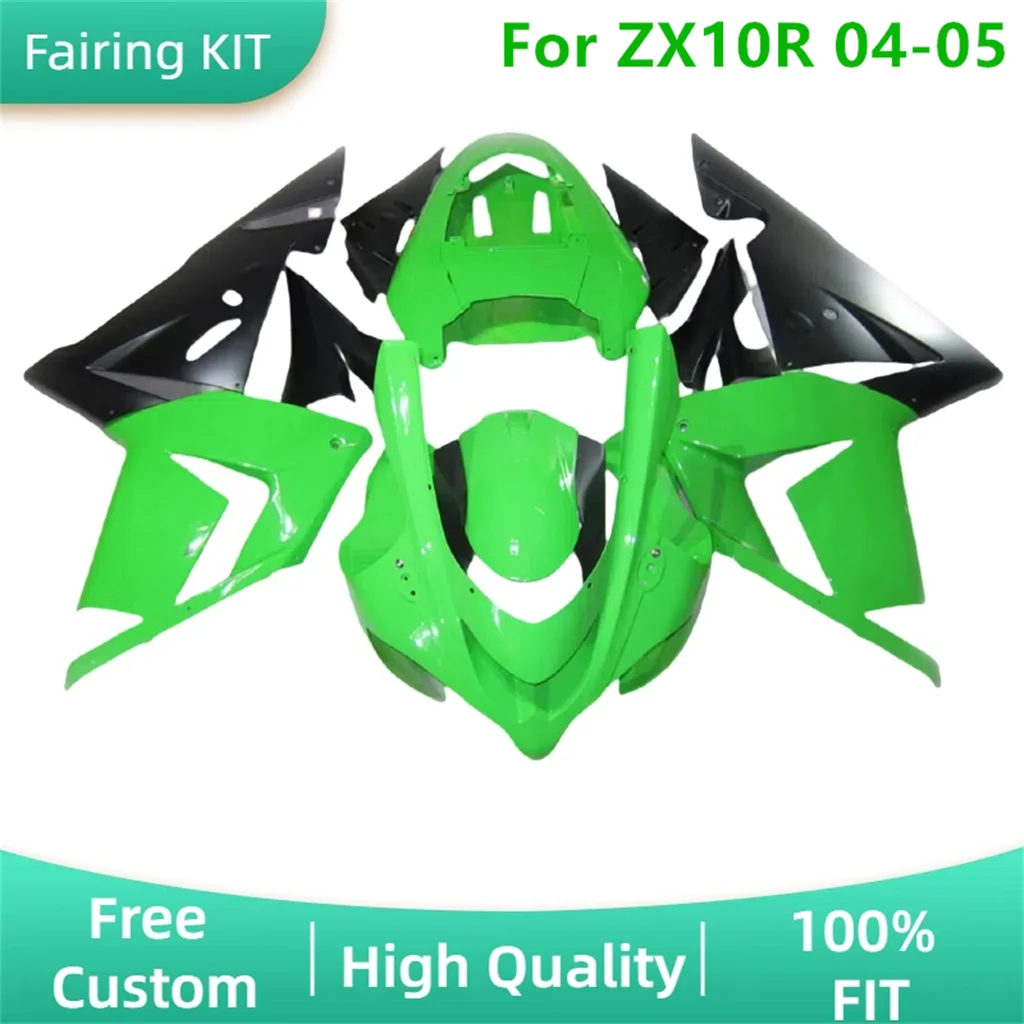 Hot Sell Motorcycle Fairing Kit for Kawasaki ZX10R 04 05 2004 2005 ZX-10R High Quality Road Racing Body Repair Aftermarket Parts
Hot Sell Motorcycle Fairing Kit for Kawasaki ZX10R 04 05 2004 2005 ZX-10R High Quality Road Racing Body Repair Aftermarket Parts