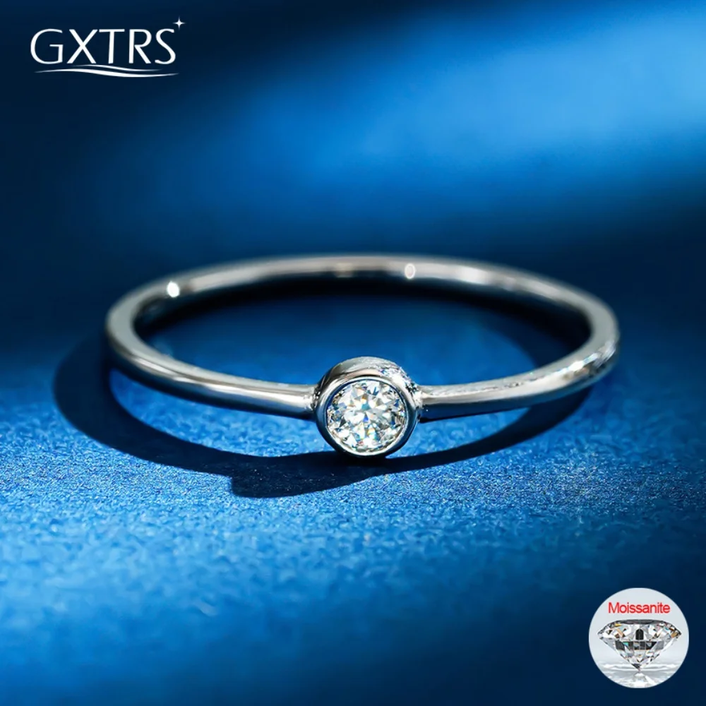 GXTRS 3 мм настоящие муассанитовые кольца для женщин, стерлинговое серебро 925 пробы, круглый лабораторный бриллиант, обручальное кольцо, покрытие 18 К, не выцветает, ювелирные изделия
GXTRS 3 мм настоящие муассанитовые кольца для женщин, стерлинговое серебро 925 пробы, круглый лабораторный бриллиант, обручальное кольцо, покрытие 18 К, не выцветает, ювелирные изделия
