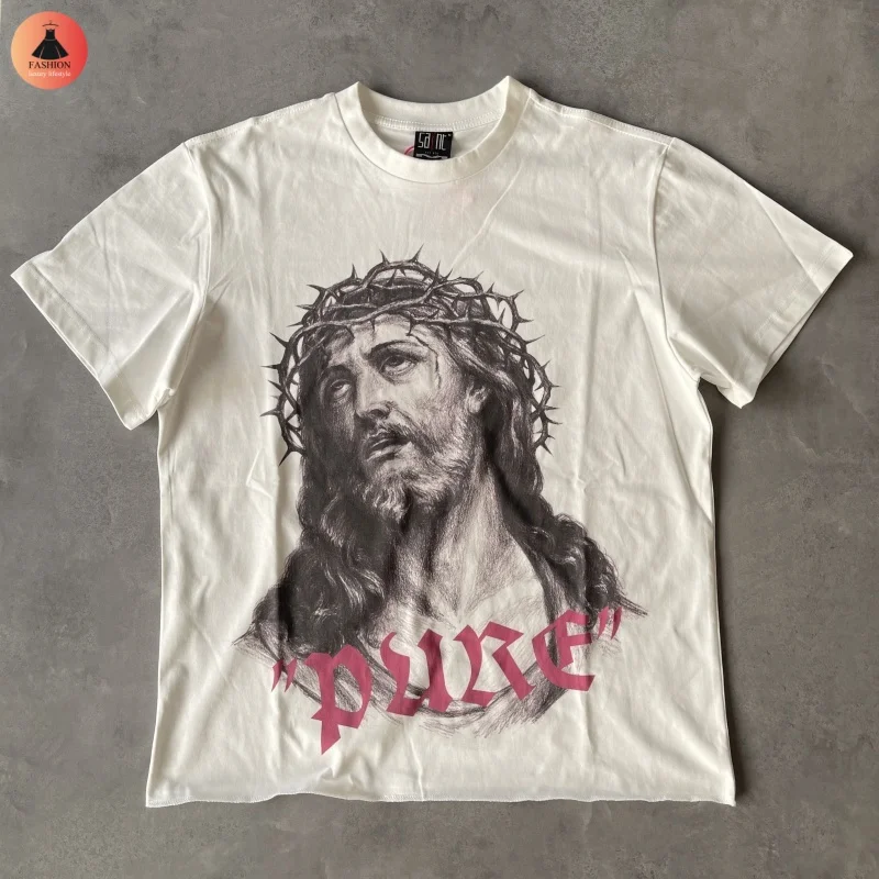 Saint 25ss Avatar Vintage Print Pattern Loose T-shirt Fashion Crew Neck Summer Clothing Mens Womens Cotton Tops
Saint 25ss Avatar Vintage Print Pattern Loose T-shirt Fashion Crew Neck Summer Clothing Mens Womens Cotton Tops