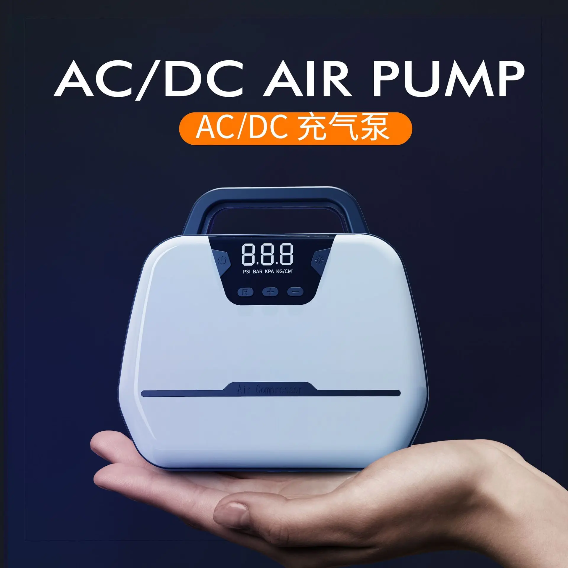 Suitable for AC/DC Dual-purpose Car Air Pump Double Cylinder 12V Electric Pump Portable Tire Car Air Pump 
Suitable for AC/DC Dual-purpose Car Air Pump Double Cylinder 12V Electric Pump Portable Tire Car Air Pump