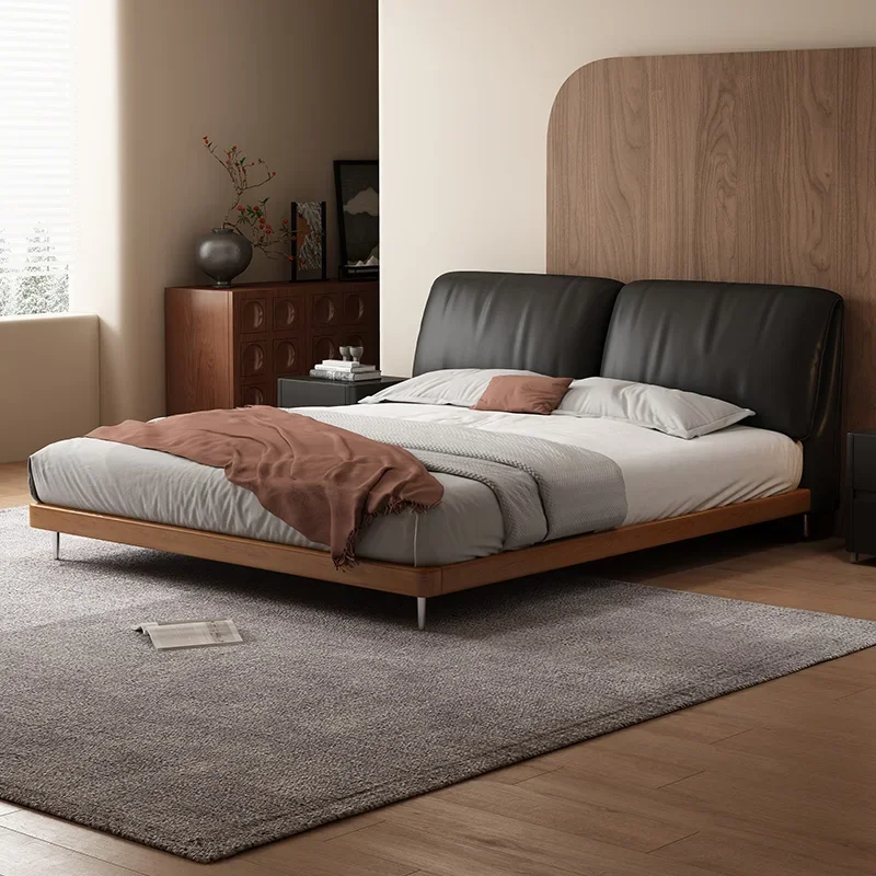 Роскошный деревянный комплект двуспальной кровати, кожаная спинка, белые современные кровати в стиле лофт, кровати для спальни King Size, большая мебель для взрослых Camas De Dormitorio 
Роскошный деревянный комплект двуспальной кровати, кожаная спинка, белые современные кровати в стиле лофт, кровати для спальни King Size, большая мебель для взрослых Camas De Dormitorio