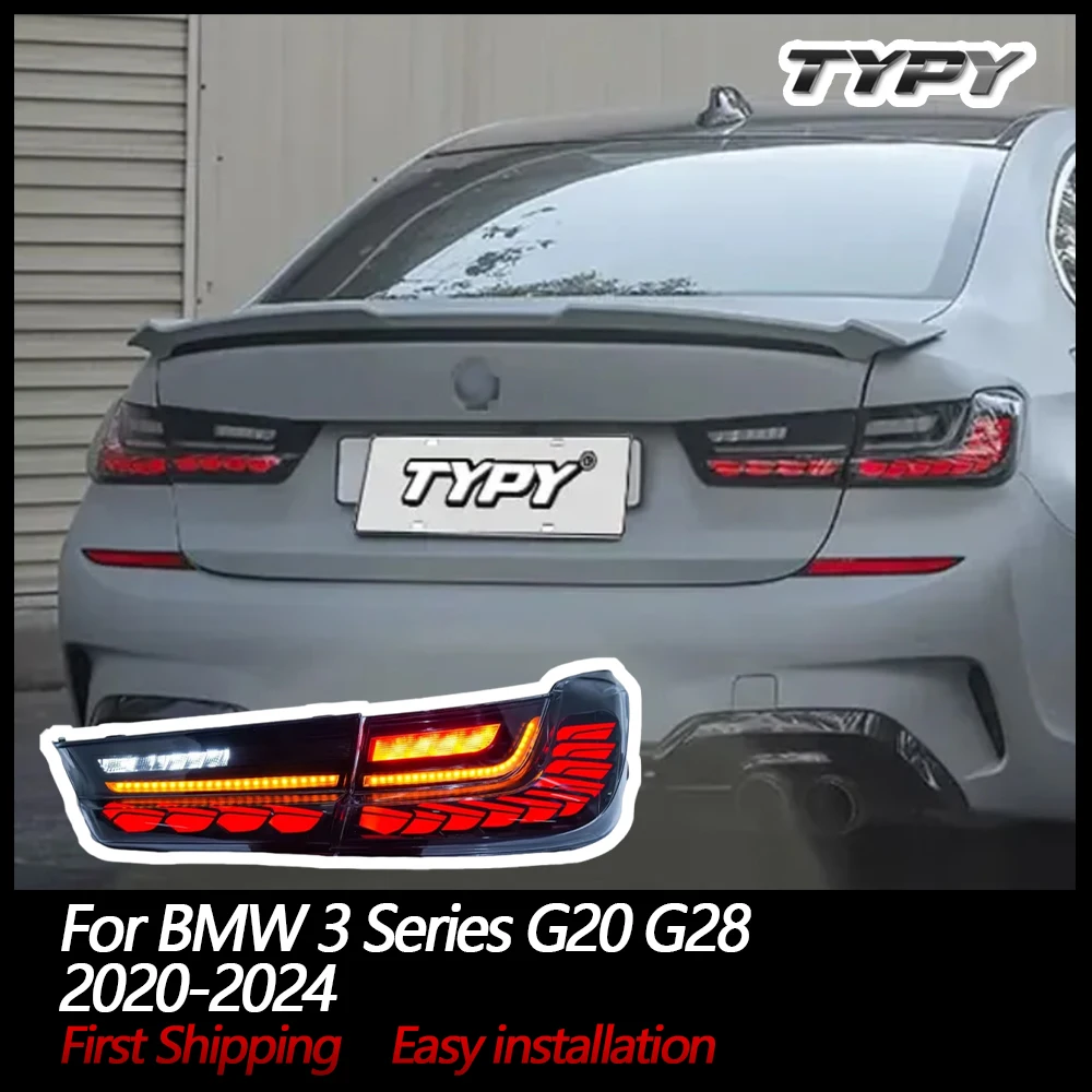 TYPY Автомобильные фары для BMW 3 серии G20 Задний фонарь G28 2020-2024 Светодиодные задние фонари DRL Dragon Scales Задний фонарь Дневные ходовые огни
TYPY Автомобильные фары для BMW 3 серии G20 Задний фонарь G28 2020-2024 Светодиодные задние фонари DRL Dragon Scales Задний фонарь Дневные ходовые огни
