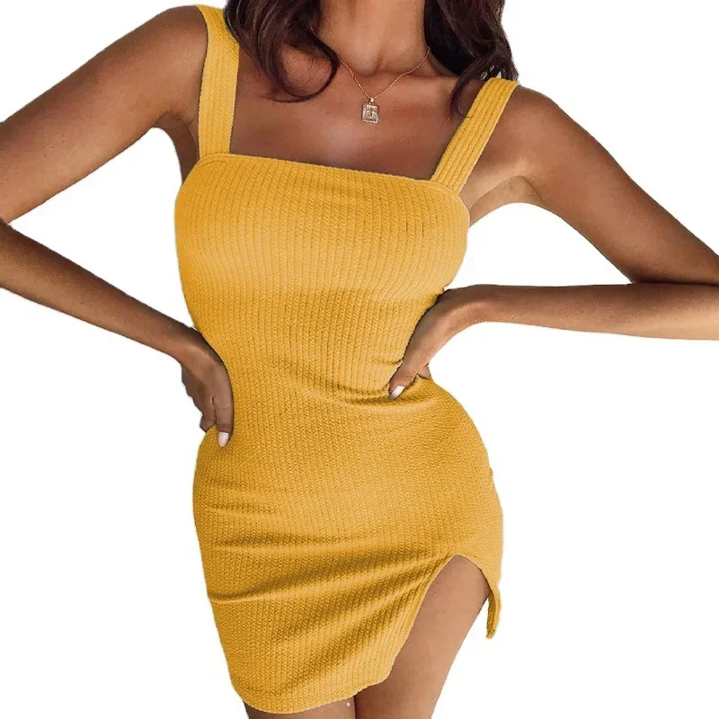 2023 Spring and Summer New Fashion Solid Color Square Neck Slim Sexy Short Skirt Female Snake Pattern Split Vest Tight Dress
2023 Spring and Summer New Fashion Solid Color Square Neck Slim Sexy Short Skirt Female Snake Pattern Split Vest Tight Dress