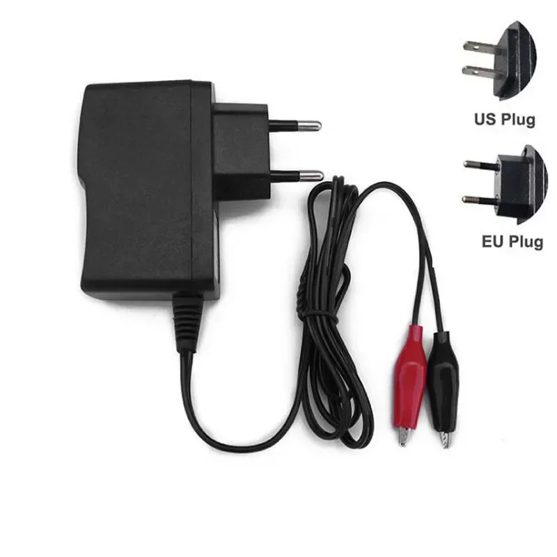 DC 16.8V 0.6A 600mAh AC Power Charger Adapter with Alligator Crocodile Clip for Motorcycle Lead Acid Storage Battery Pack
DC 16.8V 0.6A 600mAh AC Power Charger Adapter with Alligator Crocodile Clip for Motorcycle Lead Acid Storage Battery Pack
