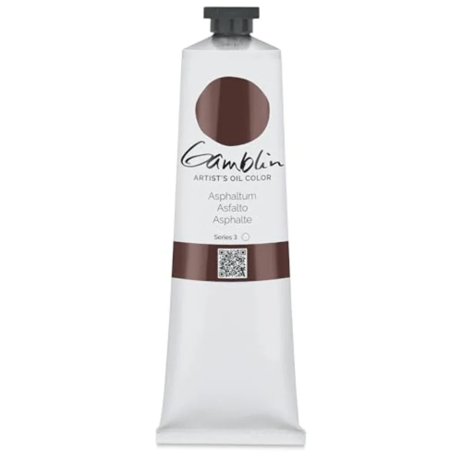 5.07 oz. Artists' Grade Oil Color-Color: Asphaltum
5.07 oz. Artists' Grade Oil Color-Color: Asphaltum