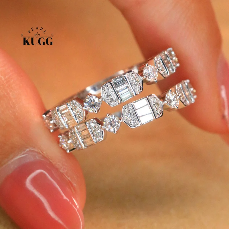 KUGG 100% 18K White Gold Rings Fashion Design 0.40carat Real Natural Diamond Engagement Ring for Women High Wedding Jewelry
KUGG 100% 18K White Gold Rings Fashion Design 0.40carat Real Natural Diamond Engagement Ring for Women High Wedding Jewelry