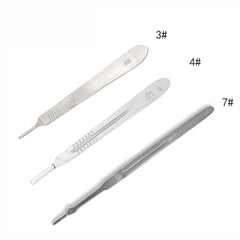 10pcs Dental Scalpel Handle 3#/4#/7# Dental Surgical Blades Handle For Surgical Knife Removable Blades DIY Cutting Tools
10pcs Dental Scalpel Handle 3#/4#/7# Dental Surgical Blades Handle For Surgical Knife Removable Blades DIY Cutting Tools