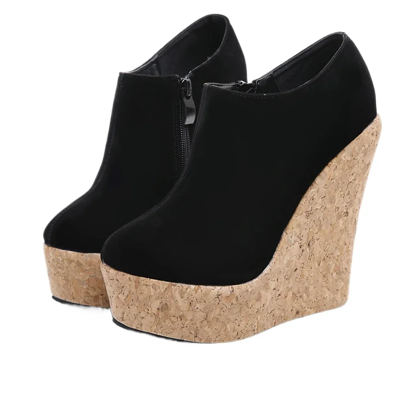 KNCOKAR 2026 Spring Autumn Fashion Design Round Toe Zip Cork Platform Wedges Pumps Mules Sexy Woman Heels Shoes
KNCOKAR 2026 Spring Autumn Fashion Design Round Toe Zip Cork Platform Wedges Pumps Mules Sexy Woman Heels Shoes