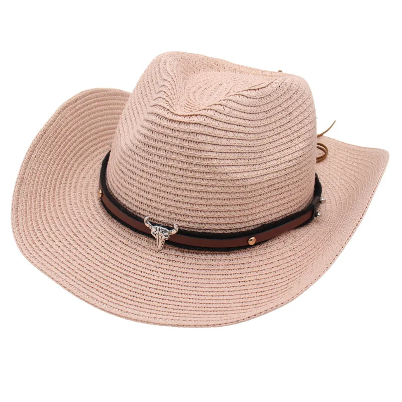 Aliexpress Cross-border Western Straw Cowboy Hat Sun Hat Tibetan Ox Head Hat Ethnic Style Straw Woven Knight's Cap Sun Hat
Aliexpress Cross-border Western Straw Cowboy Hat Sun Hat Tibetan Ox Head Hat Ethnic Style Straw Woven Knight's Cap Sun Hat