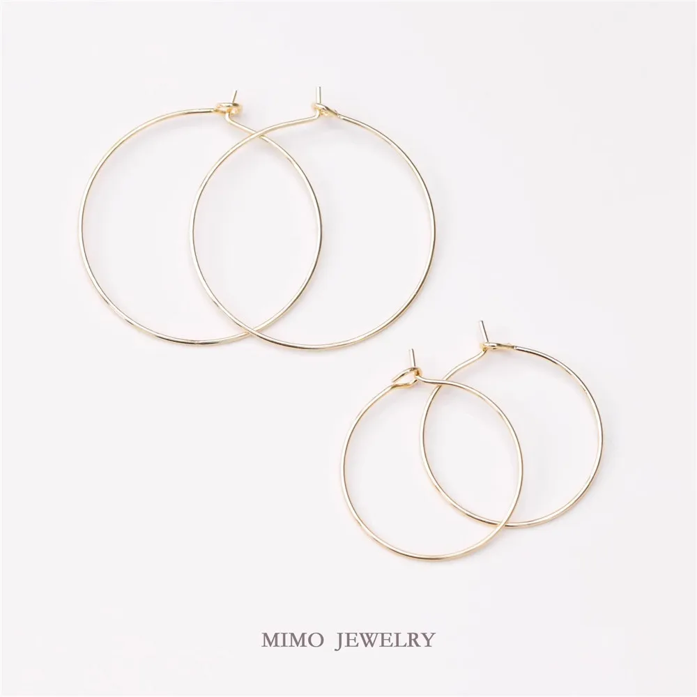 Copper Gold-plated Smooth Round Wire Earrings Can Be Worn, Pendant 9-figure Ring, Ear Hanging DIY Earrings Charm Accessories
Copper Gold-plated Smooth Round Wire Earrings Can Be Worn, Pendant 9-figure Ring, Ear Hanging DIY Earrings Charm Accessories