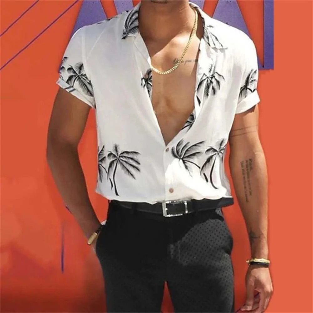Short Sleeve Printed Shirt Stand Collar Half Open Design Ice Sensation Cotton Blend Men's Fashion Summer Shirt Ultra Short Style
Short Sleeve Printed Shirt Stand Collar Half Open Design Ice Sensation Cotton Blend Men's Fashion Summer Shirt Ultra Short Style