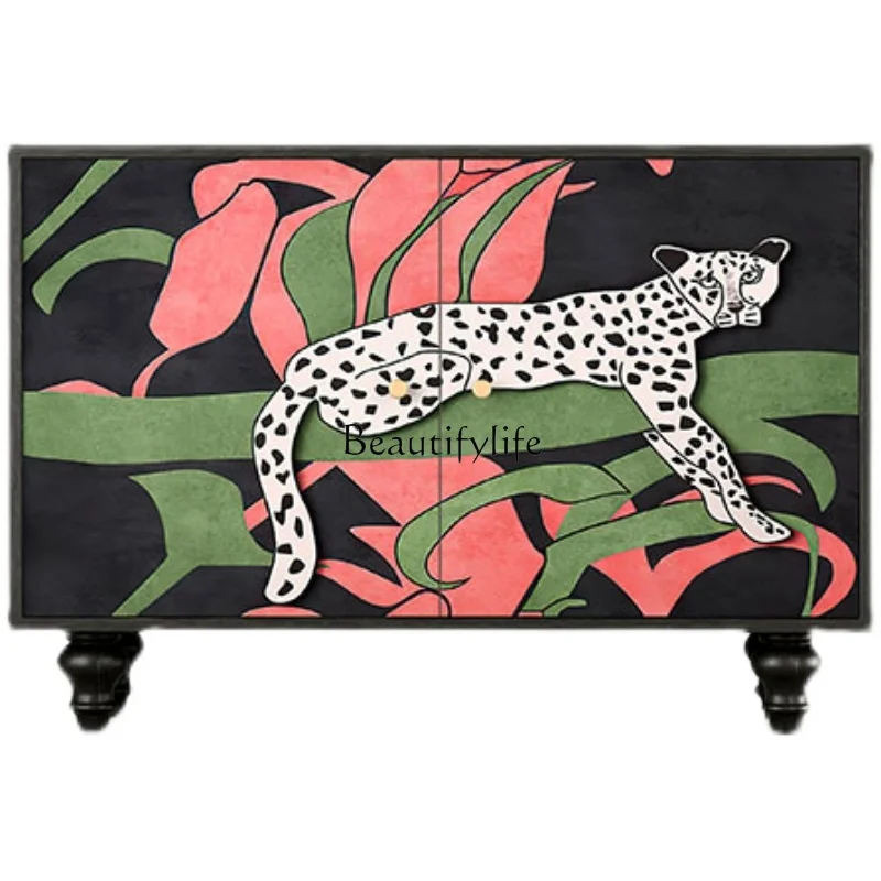 American retro entrance cabinet modern light luxury household dining side aisle decorative storage cabinet
American retro entrance cabinet modern light luxury household dining side aisle decorative storage cabinet