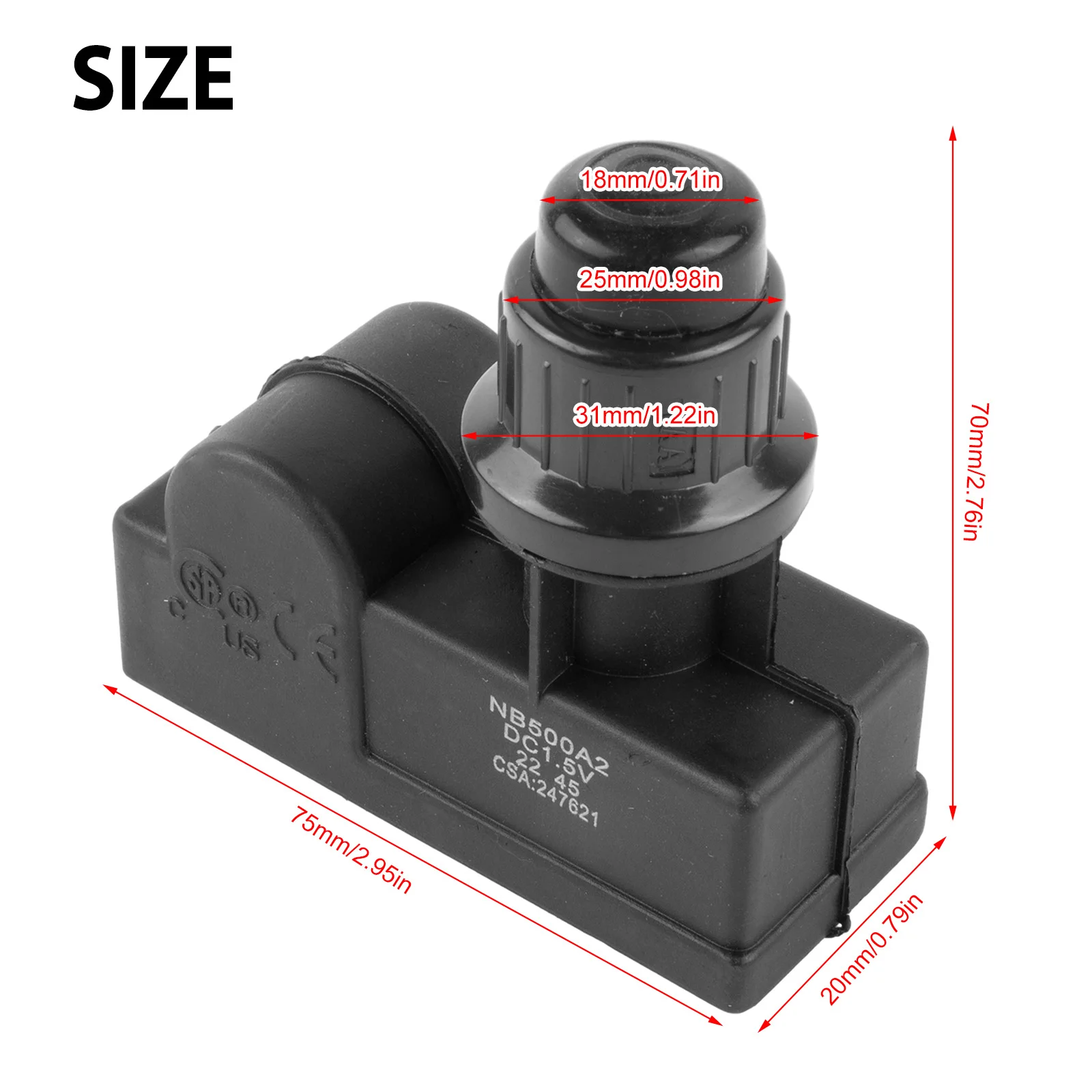 BBQ Tools Outdoor Cooking Accessories Gas Grill Ignitor Metal Plastic Black Battery Power Supply 2 Outlet Styles
BBQ Tools Outdoor Cooking Accessories Gas Grill Ignitor Metal Plastic Black Battery Power Supply 2 Outlet Styles