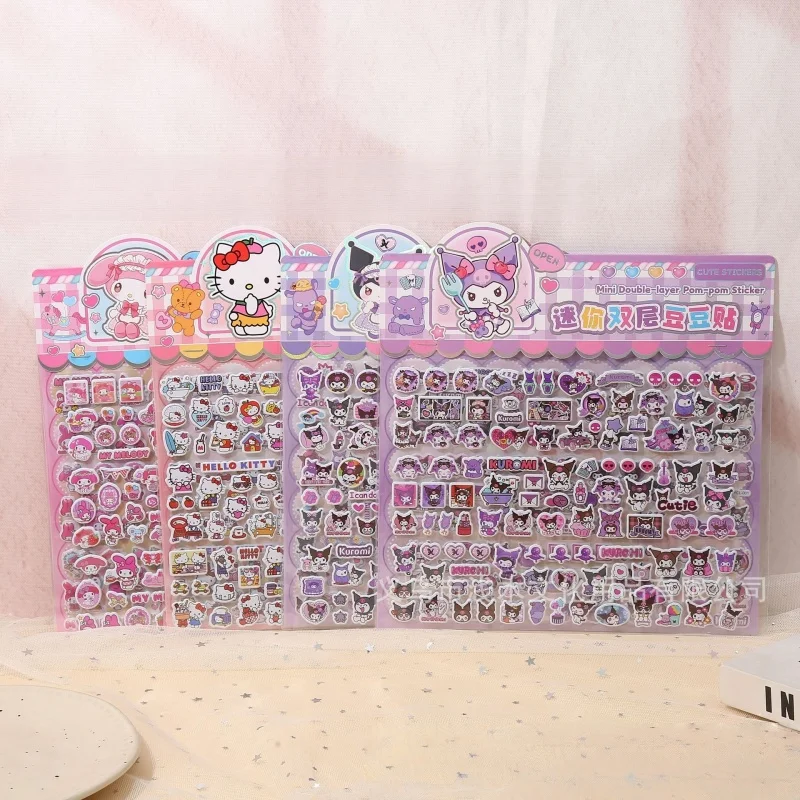 40pcs Sanrio Cute Cartoon Mini Double Layer Bubble Stickers Diy Scrapbook Decorative Stickers Kindergarten Student Reward Gift
40pcs Sanrio Cute Cartoon Mini Double Layer Bubble Stickers Diy Scrapbook Decorative Stickers Kindergarten Student Reward Gift