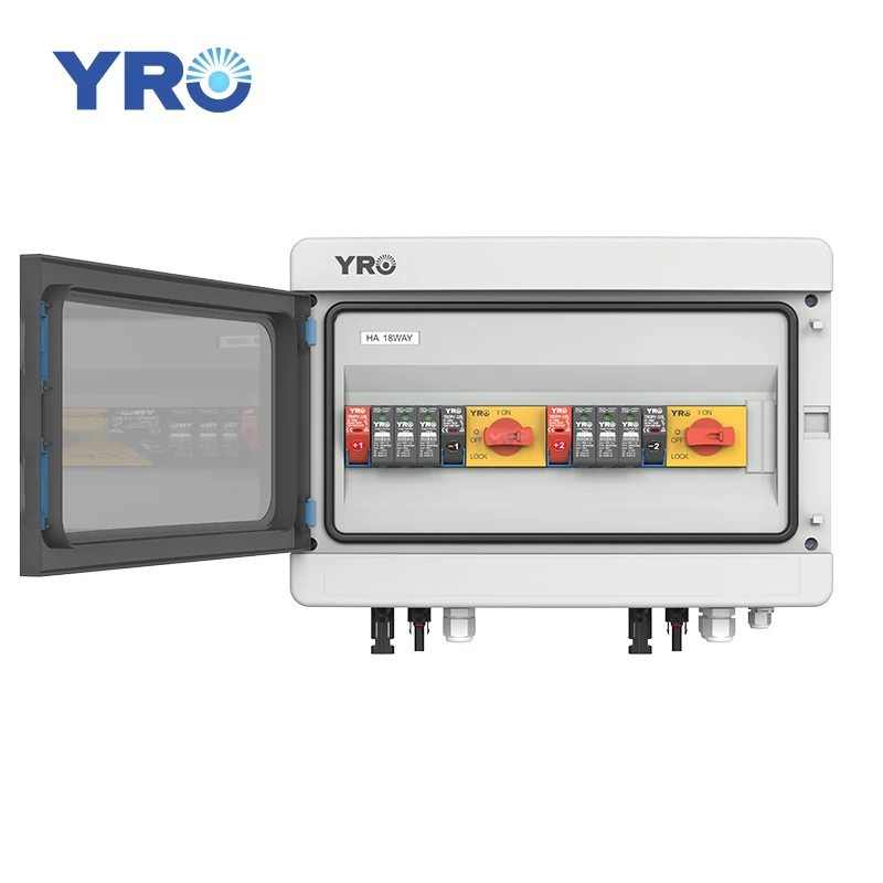 YRO PV Array Combiner Box 2 струны DC 1000 В 2 в 2 выхода IP66 Защита Солнечная панель PV Combiner Box Водонепроницаемый
YRO PV Array Combiner Box 2 струны DC 1000 В 2 в 2 выхода IP66 Защита Солнечная панель PV Combiner Box Водонепроницаемый