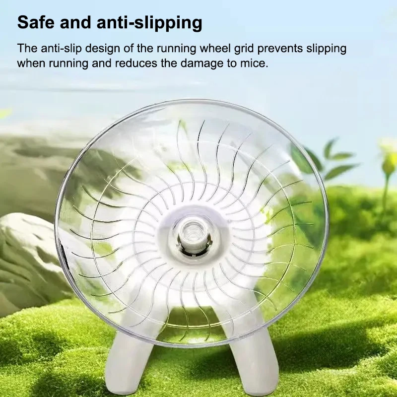 Hamster Running Disc Toy Sport Running Silent Transparent Small Pet Rotatory Jogging Wheel Wheel Toys Pet Hamster Cage Supplies
Hamster Running Disc Toy Sport Running Silent Transparent Small Pet Rotatory Jogging Wheel Wheel Toys Pet Hamster Cage Supplies