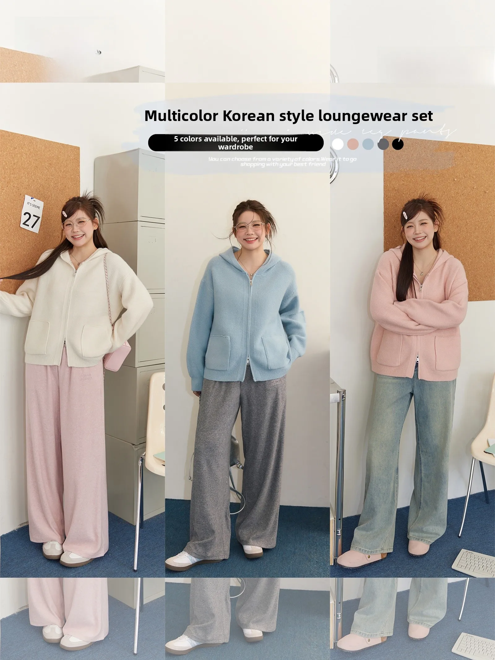 Комплект вязаной шапки с эффектом похудения, большой размер, женские модные повседневные свободные широкие брюки с высокой талией, длинные све, корейский сле
Комплект вязаной шапки с эффектом похудения, большой размер, женские модные повседневные свободные широкие брюки с высокой талией, длинные све, корейский сле