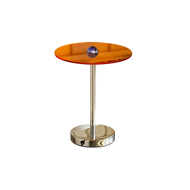 Casual color acrylic edge table, stainless steel color table line design sofa table
Casual color acrylic edge table, stainless steel color table line design sofa table